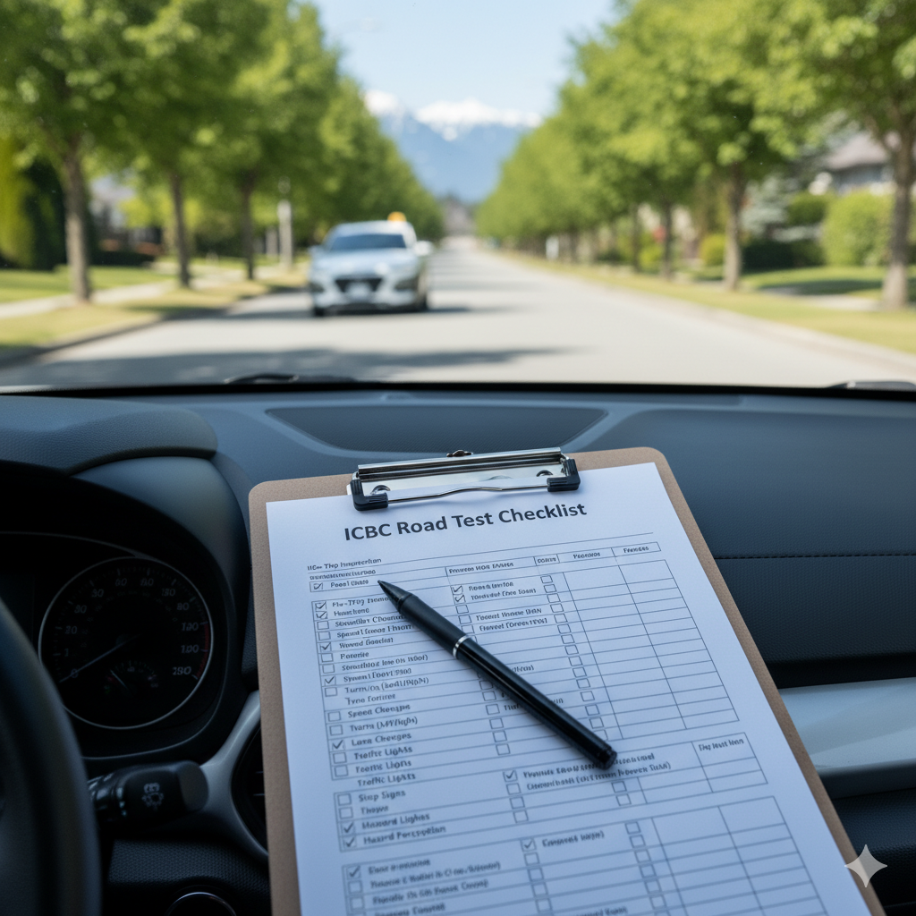 ICBC Road Test Checklist